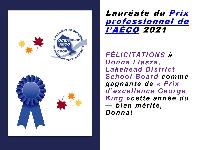 Prix d’excellence George King 2021 -- Donna Flasza